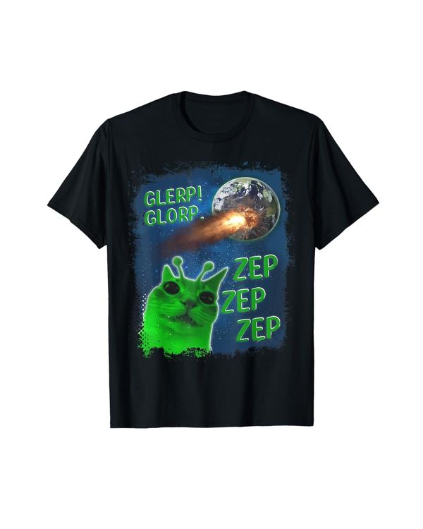 Glerp Glorp Funny Cat T Shirt
