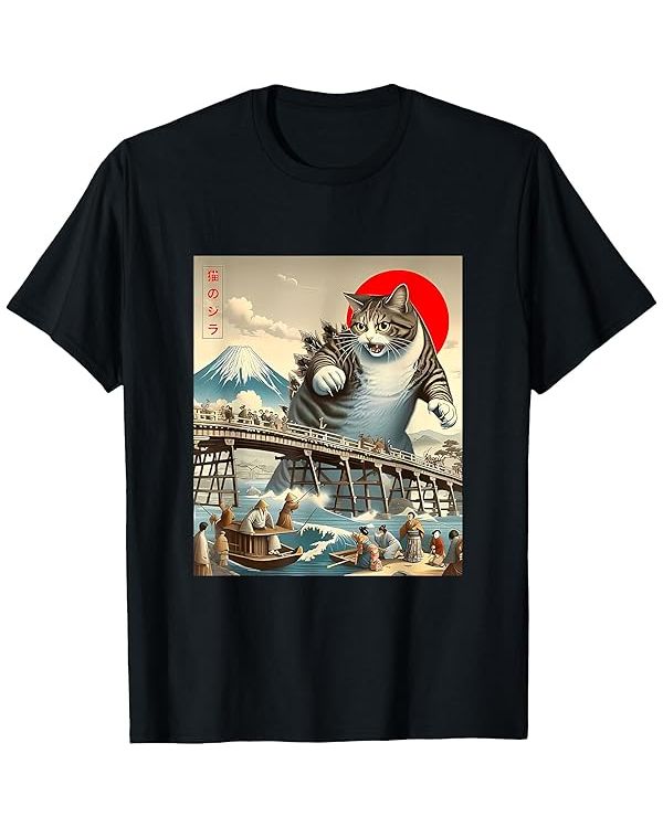 Catzilla Cat Kitten Lover T Shirt